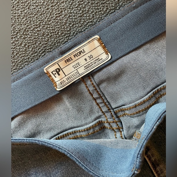 Free People Flare Jeans Blue Jeans Women's - Picture 7 of 8